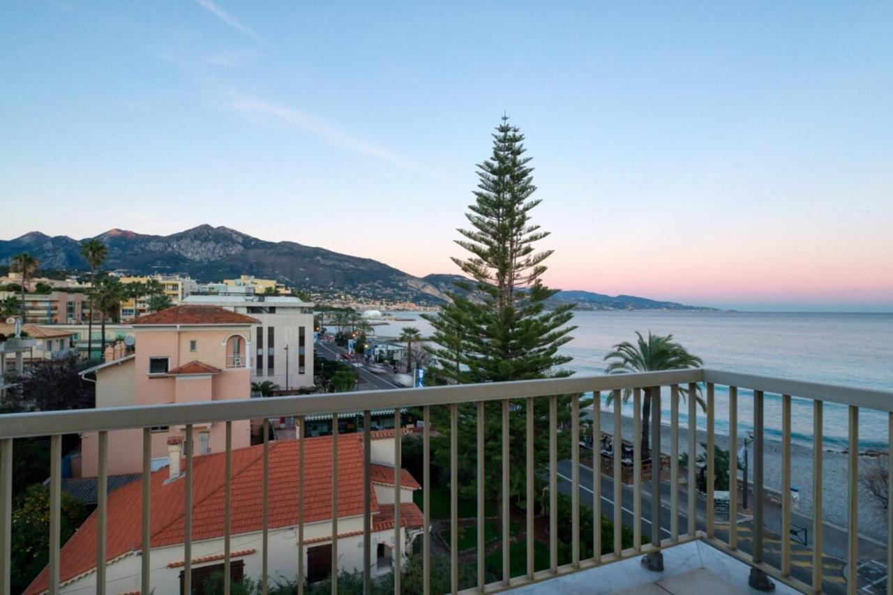 Charmant T3 Front De Mer Apartman Roquebrune-Cap-Martin Kültér fotó